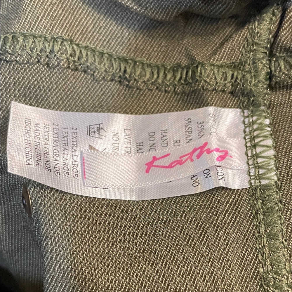 Kathy NWT size XL Olive pull on Pants - Picture 7 of 7